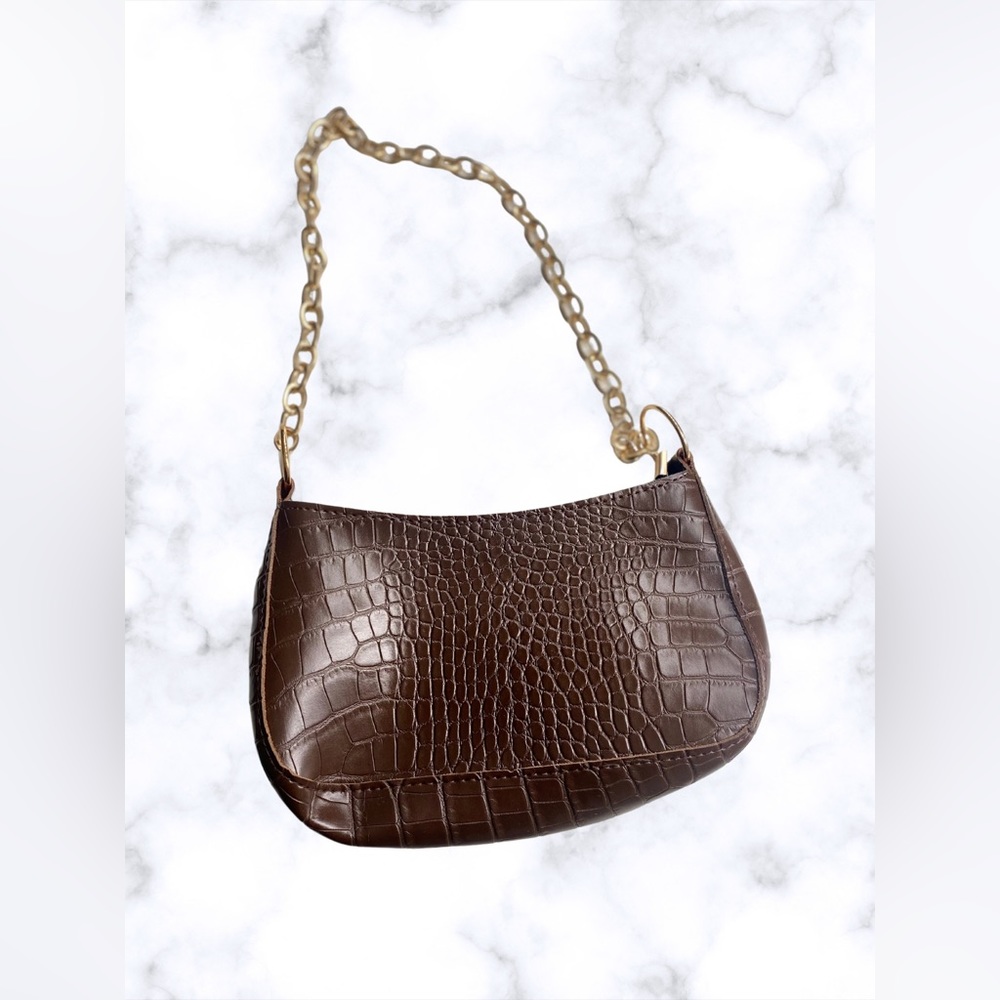 Brown and Gold Bag